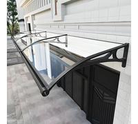 Marquesina Exterior de aleación de Aluminio: protección contra la Lluvia Duradera con Soporte Robusto y Techo Exterior Resistente a la Intemperie, Ideal para Proteger la Entrada y protegerse