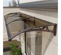 Marquesina For Puerta De Entrada, Toldos De Ventana De Aluminio, Marquesina | Fuerte soporte de carga, 120x160cm, 120x200cm, protección contra la lluvia y la nieve, cubierta(80x180cm/32x71in)