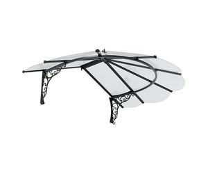 Marquesina Iris (174,5 x 125 x 80 cm, Negro)