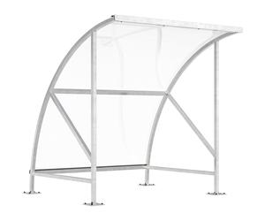 Marquesina para bicicletas WSM, de policarbonato