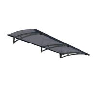 Marquesina para puerta Aquila (205,5 x 91,5 x 17,5 cm, Antracita, Color del techo: Gris)