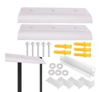 Marquesina para puerta - Cubierta impermeable curvada, placa de bloqueo de