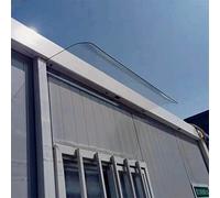 Marquesina Para Puerta De Casa, 40x120cm 50x120cm Tejadillo De Protección Policarbonato, Toldo De Puerta Principal, Toldo Cubierta En Jardín, Toldo De Entrada Invisible ( Color : Fully frosted , Size
