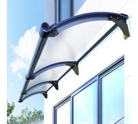 Marquesina para Puerta De Casa,Tejadillo para Puertas Y Ventanas,Marquesinas Y Cubiertas Protectoras contra La Lluvia,Toldos De Aleación De Aluminio con Protección Solar (120x160cm,S)