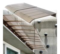 Marquesina para Puerta De Entrada 40x100cm, Tejadillo para Exterior | Protección Marquesina De Techo Protección UV/contra La Lluvia, Sin Corchetes(50x80cm/20"x32")