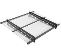 Marquesina para puerta Dortmund 80 x 100 cm CoverTech antracita