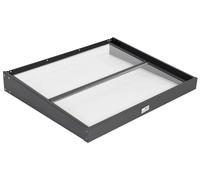 Marquesina para puerta Lubeka 80 x 100 cm CoverTech antracita