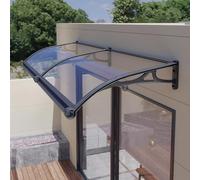 Marquesina para Puertas de Entrada Silenciosa Protección contra La Lluvia (60x400cm)