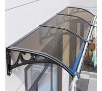 Marquesina para Puertas de Entrada,Toldo para Ventana Protección UV (100x400cm)