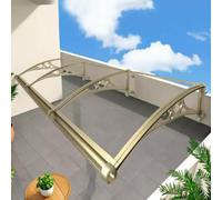 Marquesina para Puertas Protectora contra Lluvia y Nieve,Toldo para Patio (60x70cm)