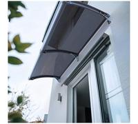 Marquesina para Puertas Y Ventanas Exterior,Marquesina De Aleación De Aluminio,Toldo con Canalón Grande,Protección Resistente A Los Rayos UV Y A La Lluvia,Toldo Cubierta (150x250cm,S)
