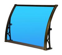 Marquesinas Exterior para Puertas y Ventanas,Tejadillo de Protección contra Sol y Lluvia,Diseño Moderno Aleación con Soporte Aluminio,Techo Exterior Lluvia,Cubierta de Puerta de Policarbonato(60x230cm