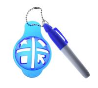 Marqueur de Golf - Pochoirs Alignement Forme Chapeau | Outil Dessin Lignes Balle De Golf Pour Golfeurs Hommes Femmes Tournoi Putting Green Club Fête Des Pères | Accessoire Précision Entraînement