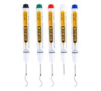 Marqueur Trous Profonds - Marqueur À Pointe Longue - Stylo Pour Trous Profonds Marqueurr Multifonction Durable Pour Bois, Métal, Distante, Céramique Décoration, Bricolage, Industria