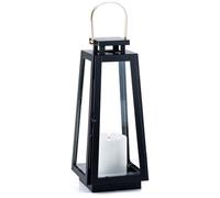 Marrakech - Farol para jardín (40 cm, para exteriores, grande, moderna, decoración de jardín)