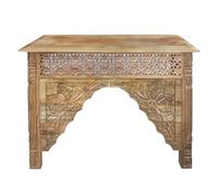 Marrakech Mesa consola vintage cómoda con cajón de madera 106 cm x 40 cm | elegante consola Laiminia como mueble escandinavo para salón, dormitorio juvenil y dormitorio como tocador