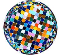 Marrakech - Placa de mosaico marroquí (cerámica, 80 cm), multicolor