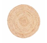 Marrakesch Alfombra Redonda de Yute Trenzado Abril, 60 cm