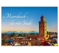 Marrakesch die rote Stadt (Tischkalender 2026 DIN A5 quer), CALVENDO Monatskalender: Marrakesch oder Marrakech, bekannt als "Rote Stadt", "Ockerstadt" oder "Perle des Südens", ist eine Stadt im Zentrum Marokkos, Hauptstadt der gleichnamigen Präfektur und mit über einer Million Einwohnern die viertgrößte