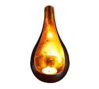 Marrakesch Farol portavelas Oriental de Metal - Candelabro para el jardín - Decorativo para la Mesa - Rasin - transmite Buen Ambiente - Pasa un Buen rato en el jardín