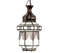 Marrakesch lámpara colgante blanco Nebi 45 cm E27 Portalámparas, marroquí Lámpara de techo de Marruecos | Orient lámpara de diseño para salón cocina o para colgar sobre el comedor