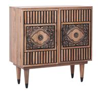 Marrakesch Orient & Mediterran Interior Comoda Decorativa De Madera Maciza 80 Cm