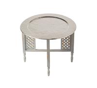 Marrakesch Orient & Mediterran Interior Mesa Auxiliar Oriental Plata 60c