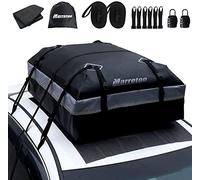 Marretoo 15 pies cúbicos para coche, resistente al agua, maletín plegable con una alfombrilla antideslizante, para todos los vehículos con/sin portaequipajes, transporte de equipaje