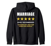 Marriage - Highly Recommended: Couples Matching Men & Women Sudadera con Capucha
