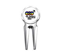 Marriage Is About Love Not Gender Golf Divot Tool Herramienta de reparación de marcador de pelota de golf