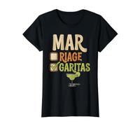 Marriage Margaritas Chistes sobre relaciones Casadas - Camiseta gráfica económica, Mujer, Negro, XL