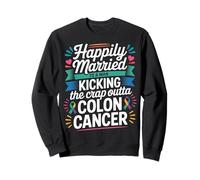 Married To A Man Beating Colon Cancer - Sudadera