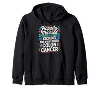 Married To A Man Beating Colon Cancer - Sudadera con Capucha