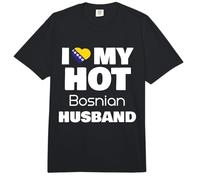 Married To Hot Bosnia Man I Love My Hot Bosnian Husband Comfort Colors Adult Heavyweight T-Shirt
