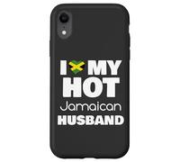 Married To Hot Jamaica Man I Love My Hot Jamaican Husband Carcasa para iPhone XR