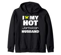 Married To Hot Jamaica Man I Love My Hot Jamaican Husband Sudadera con Capucha