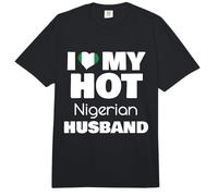 Married To Hot Nigeria Man I Love My Hot Nigerian Husband Comfort Colors Adult Heavyweight T-Shirt