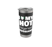 Married To Hot Nigeria Man I Love My Hot Nigerian Husband Vaso térmico de acero inoxidable de doble pared