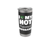 Married To Hot Pakistan Man I Love My Hot Pakistani Husband Vaso térmico de acero inoxidable de doble pared