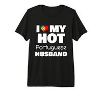Married To Hot Portugal Man I Love My Hot Portuguese Husband Camiseta Premium