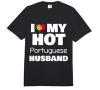 Married To Hot Portugal Man I Love My Hot Portuguese Husband Comfort Colors Adult Heavyweight T-Shirt