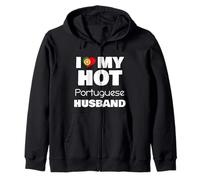 Married To Hot Portugal Man I Love My Hot Portuguese Husband Sudadera con Capucha