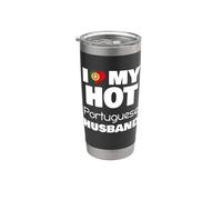 Married To Hot Portugal Man I Love My Hot Portuguese Husband Vaso térmico de acero inoxidable de doble pared
