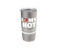 Married To Hot Portugal Man I Love My Hot Portuguese Husband Vaso térmico de acero inoxidable de doble pared