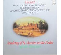 Marriner, Neville - Marriner, Neville Handel LP Philips 9500768 EX/EX 1980 Dutch pressing, Music For The Royal Fireworks & Concerto Grosso Alexander's Feast