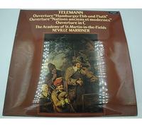 MARRINER/ST MARTIN IN THE FIELDS ouverture Hamburger ebb und fluth TELEMANN LP Argo