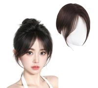 Marrón,10inch,Xytraiihw Pinza Para El Pelo Con Flequillo Para Mujer, Adorno Para El Pelo Con Raya En El Medio, Adorno Para El Pelo Con Pinza En El Flequillo, Para Uso Diario De Mujer