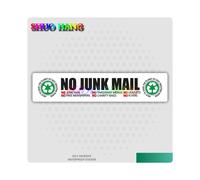 (Marrón - 15 cm) No se permiten llamadas en frío, vendedores, pegatinas para puerta de entrada, varias