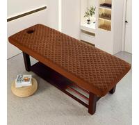 Marrón,60x180cm/1.9x5.9ft,Funda De Cama De Belleza Sábanas Elásticas De La Mesa De Masaje Con Orificio Funda De Cama De Masaje Sábana De Masaje Lavable Todo Cerrado