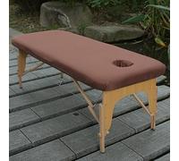 Marrón,70x185cm/2.2x6ft,Sábanas De Mesa De Masaje De Color Sólido Con Orificio,Funda De Cama De Masaje De Belleza Sábana Ajustable De Masaje Funda Colcha Reutilizable